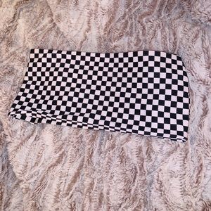 Checkered Bandeau